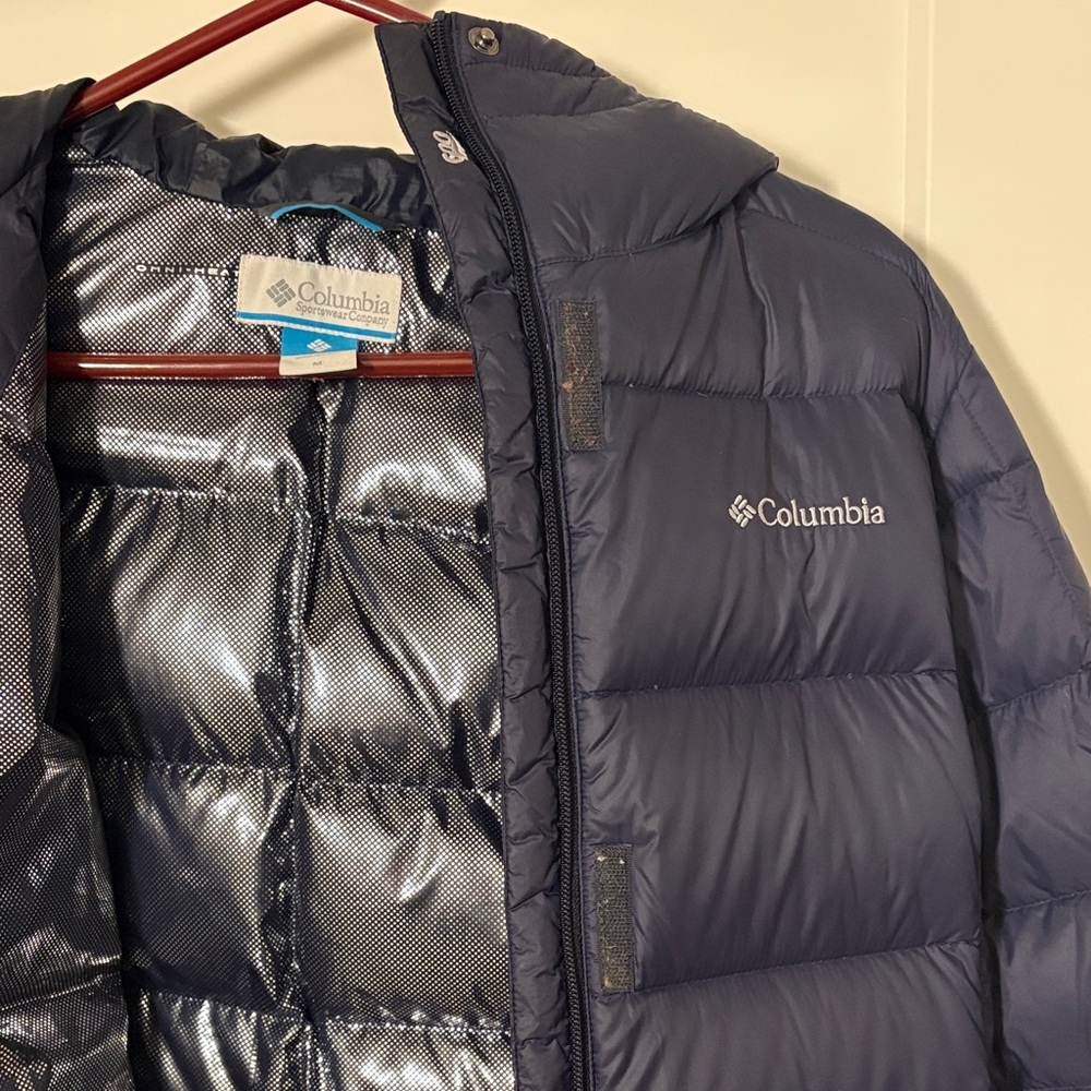 Columbia Womens Omni Heat Insulated Black Down Long - Picture 4 of 5
